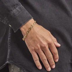 Histoire d'Or Bracelet Maille Cadia acier doré Online