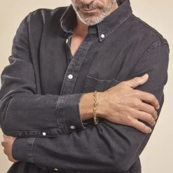 Histoire d'Or Bracelet Maille Cadia acier doré Online