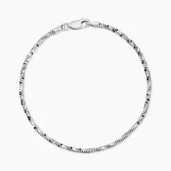Histoire d'Or Bracelet Maille Azul Argent Blanc Outlet
