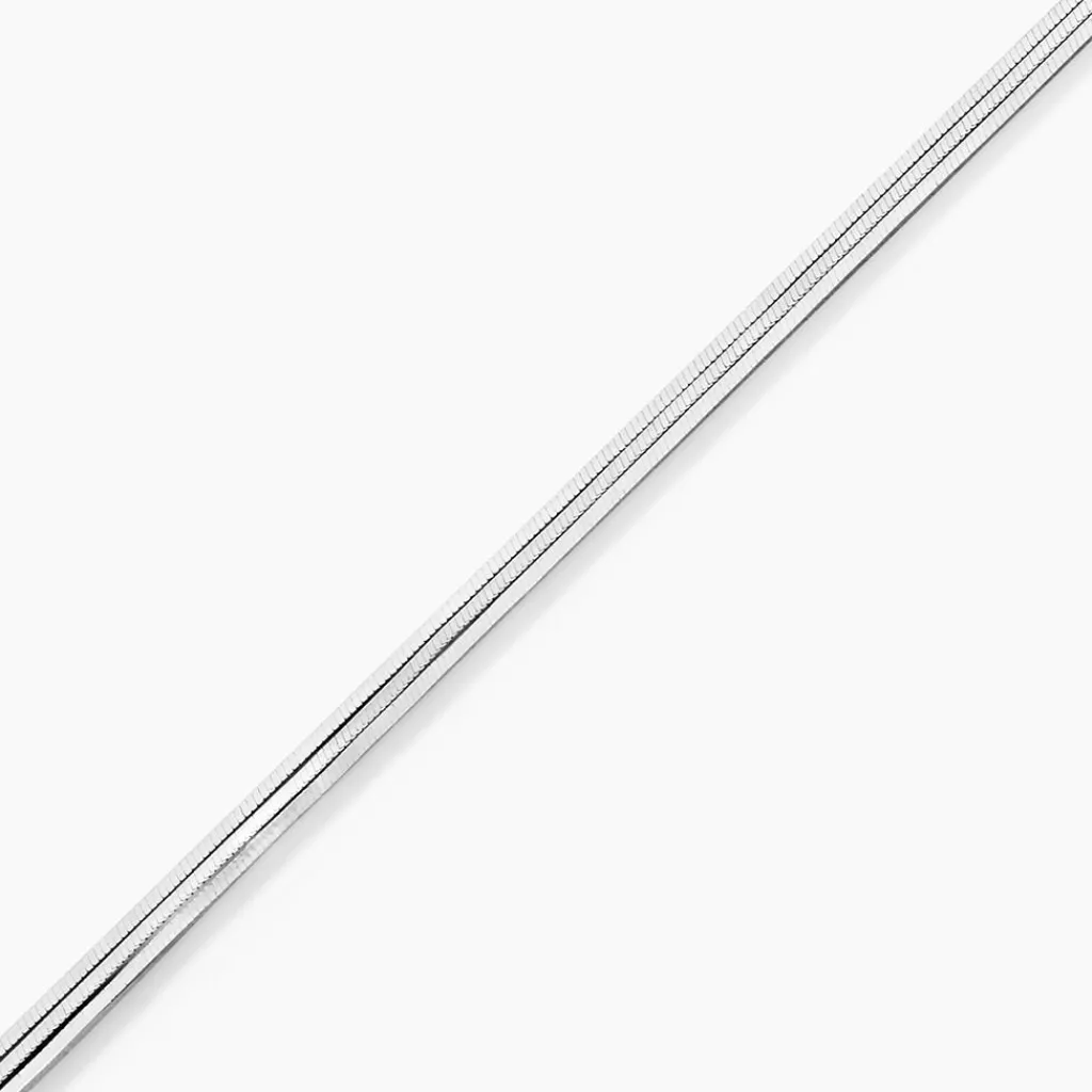 Histoire d'Or Bracelet Maille Benedicta Argent Blanc Discount