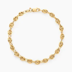 Histoire d'Or Bracelet Maille Dami Maille Grain De Café or jaune Best