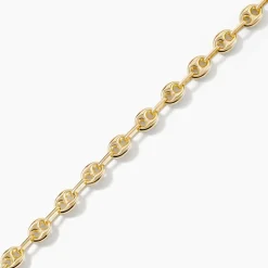 Histoire d'Or Bracelet Maille Dami Maille Grain De Cafe or jaune Discount