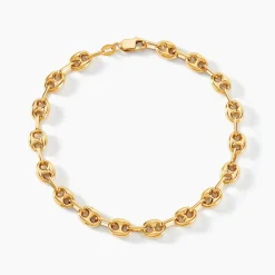 Histoire d'Or Bracelet Maille Dami Maille Grain De Café or jaune Outlet
