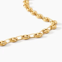 Histoire d'Or Bracelet Maille Dami Maille Grain De Café or jaune New