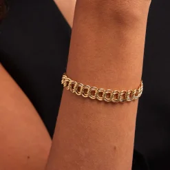 Histoire d'Or Bracelet Maille Jocky Or Jaune Clearance