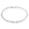 Histoire d'Or Bracelet Maille Lancelot Argent Blanc Sale