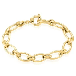 Histoire d'Or Bracelet Maille Perry Acier Doré