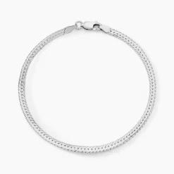 Histoire d'Or Bracelet Maille Thiane Argent Blanc