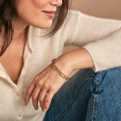 Histoire d'Or Bracelet Maille Urban Line Acier Doré Clearance