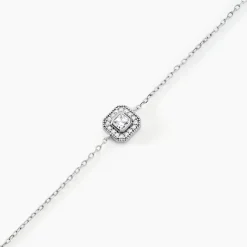 Histoire d'Or Bracelet Majesty Argent Blanc Oxyde De Zirconium New