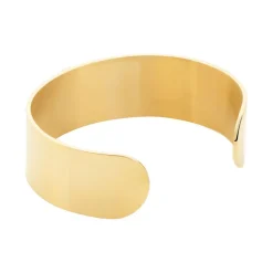 Histoire d'Or Bracelet Manchette Acier Doré Volcanus Agate Outlet