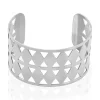 Histoire d'Or Bracelet Manchette Adaline Acier Blanc Clearance