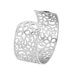 Histoire d'Or Bracelet Manchette Brenda acier blanc Discount