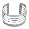 Histoire d'Or Bracelet Manchette Cambria Acier Blanc Clearance