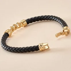 Histoire d'Or Bracelet Mani Plaque Or Doré Clearance