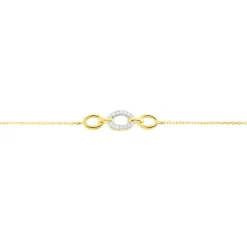 Histoire d'Or Bracelet Margane Or Jaune Diamant Hot