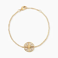 Histoire d'Or Bracelet Maria-carmen Plaqué Or Jaune Oxyde De Zirconium Outlet