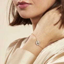 Histoire d'Or Bracelet Maria-carmen Plaqué Or Jaune Oxyde De Zirconium Outlet