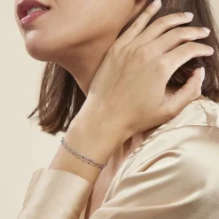 Histoire d'Or Bracelet Marie-armelle Argent Blanc Best