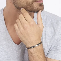 JOURDAN Bracelet Marie-gaelleae Or Acier Bicolore