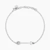 Histoire d'Or Bracelet Marie-lore Argent Blanc Clearance