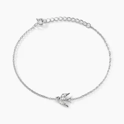 Histoire d'Or Bracelet Marilla Argent Blanc Oxyde De Zirconium Discount