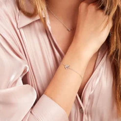 Histoire d'Or Bracelet Marilla Argent Blanc Oxyde De Zirconium Discount