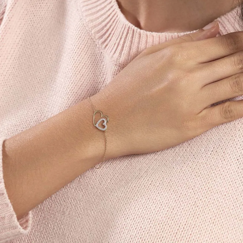 Histoire d'Or Bracelet Marineta Or Jaune Oxyde De Zirconium Sale