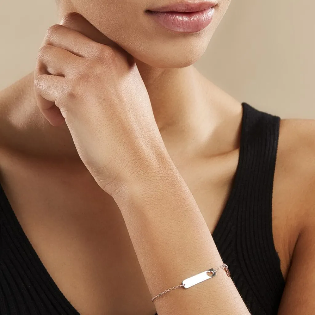 Histoire d'Or Bracelet Marlaine Argent Blanc Hot