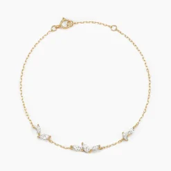 Histoire d'Or Bracelet Marquise Or Jaune Oxyde De Zirconium Outlet