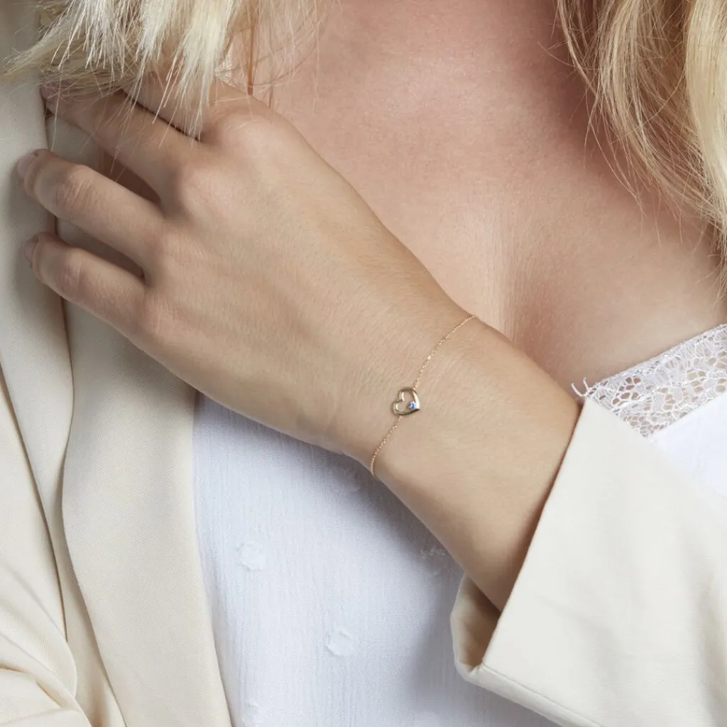 Histoire d'Or Bracelet Martella Or Jaune Saphir Best