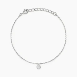 Histoire d'Or Bracelet Mayane Argent Blanc Clearance