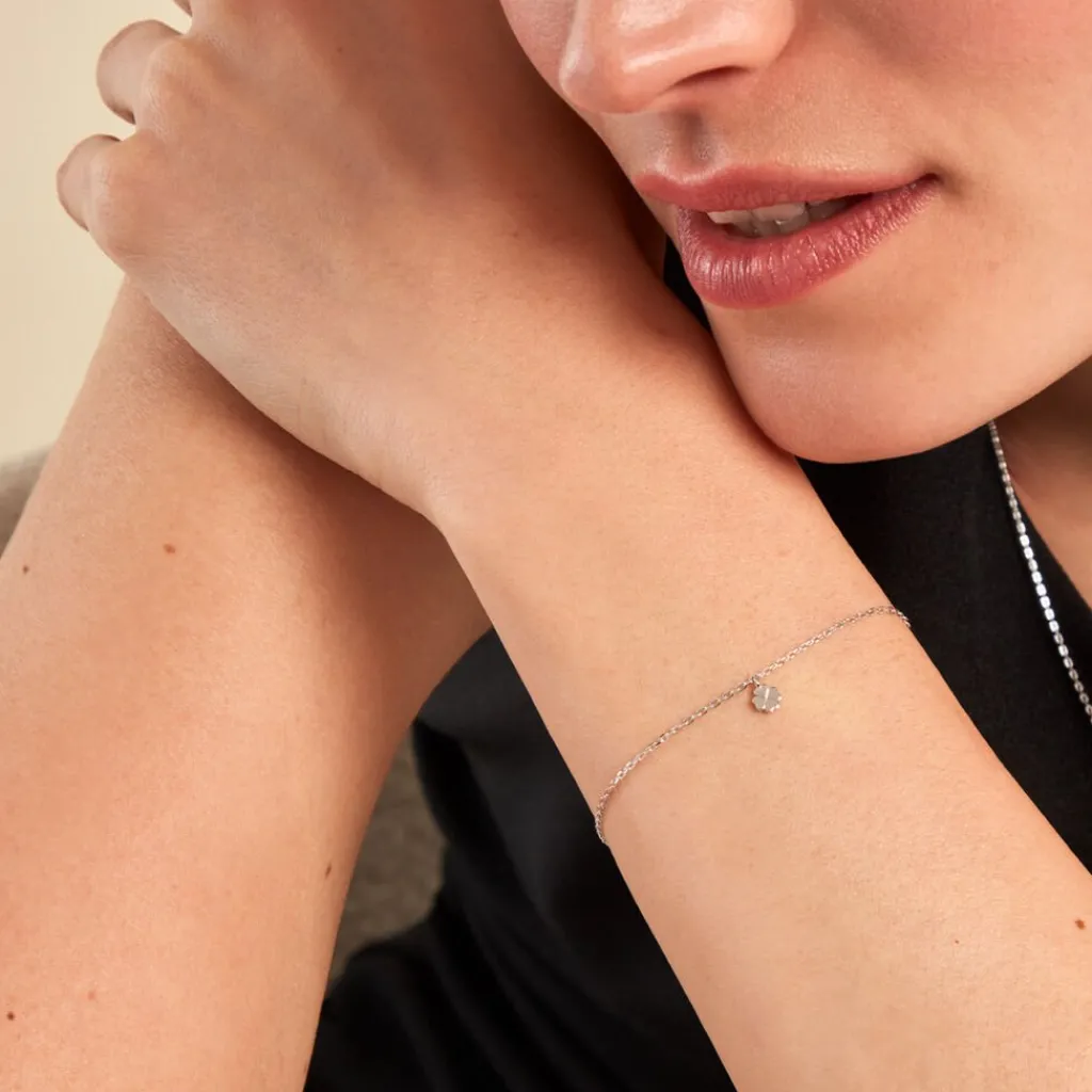 Histoire d'Or Bracelet Mayane Argent Blanc Clearance