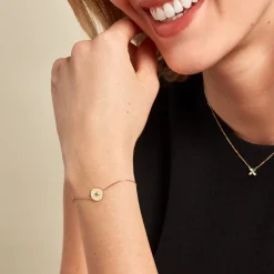 Histoire d'Or Bracelet Melchior Or Jaune Emeraude or jaune émeraude Best