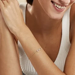 Histoire d'Or Bracelet Merane Plaqué Or Jaune Oxyde De Zirconium Discount