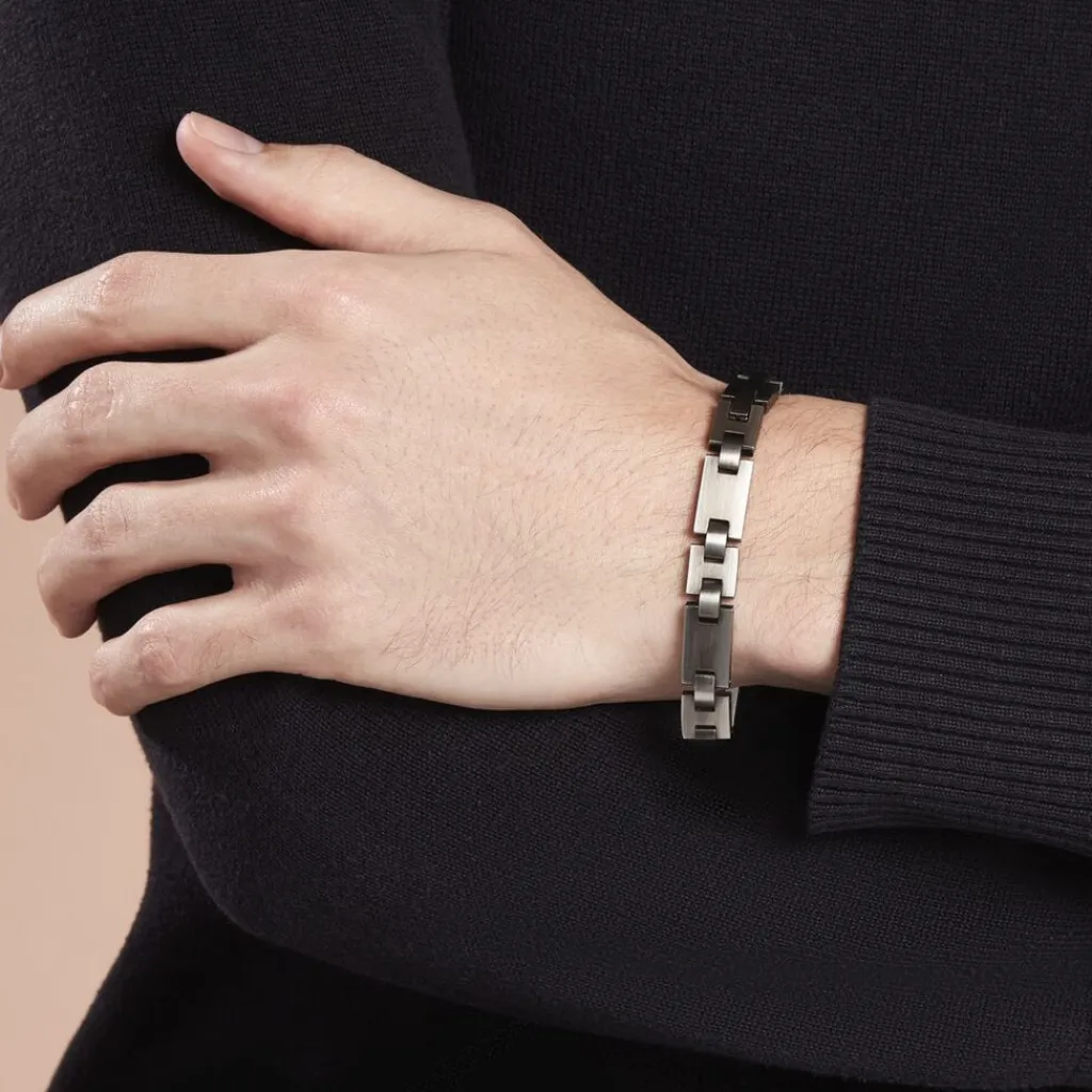 Histoire d'Or Bracelet Mica Acier Gris Clearance
