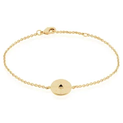 Histoire d'Or Bracelet Milia Plaqué Or Jaune Verre Best