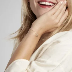 Histoire d'Or Bracelet Milia Plaqué Or Jaune Verre Best