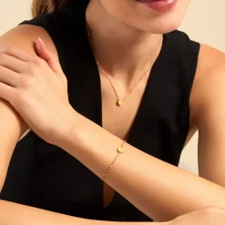 Histoire d'Or Bracelet Mimosa Argent Rose New