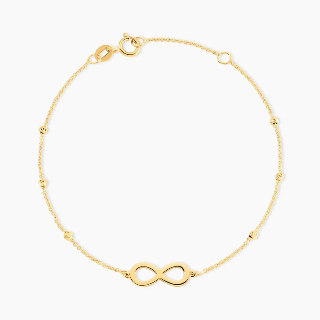 Histoire d'Or Bracelet Mimy Infini Boules Or Jaune Hot