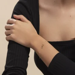 Histoire d'Or Bracelet Mimy Infini Boules Or Jaune Hot