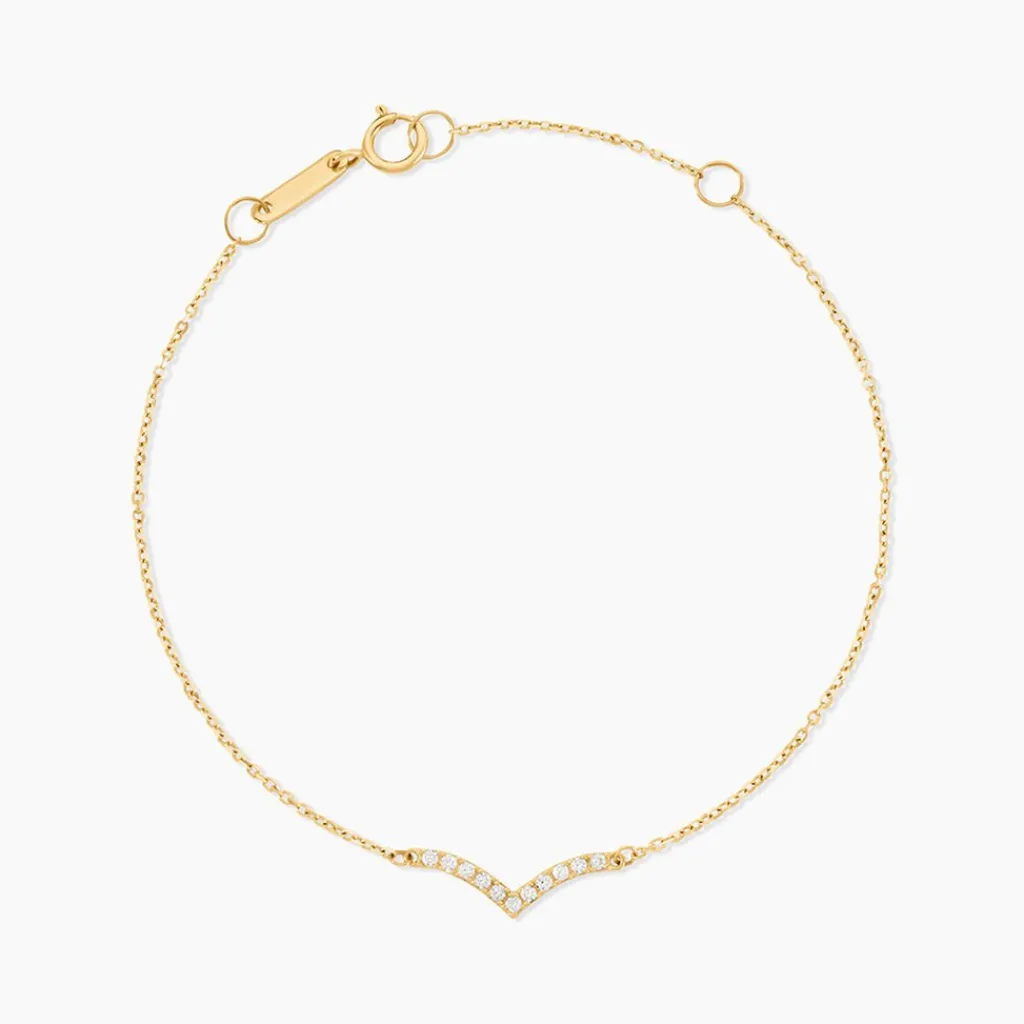 Histoire d'Or Bracelet Mohini Or Jaune Oxyde De Zirconium Online