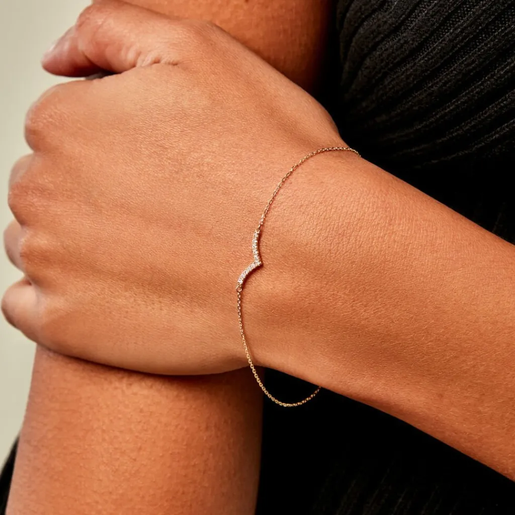 Histoire d'Or Bracelet Mohini Or Jaune Oxyde De Zirconium Online