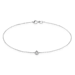 Histoire d'Or Bracelet Mon 1er Diamant or blanc diamant