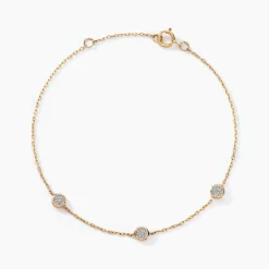 Histoire d'Or Bracelet Mon 1er Diamant or jaune diamant Clearance