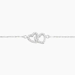 Histoire d'Or Bracelet Mona Argent Blanc Oxyde De Zirconium New