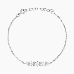 Histoire d'Or Bracelet Monique Argent Blanc Oxyde De Zirconium Clearance