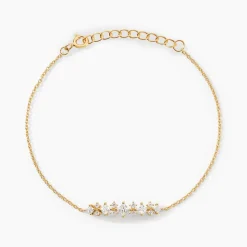 Histoire d'Or Bracelet Monique Argent Jaune Oxyde De Zirconium Best