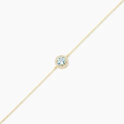 Histoire d'Or Bracelet Munira Or Jaune Topaze Oxyde De Zirconium New