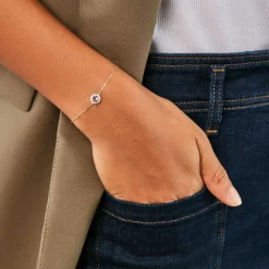 Histoire d'Or Bracelet Munira Or Jaune Améthyste Oxyde De Zirconium Discount